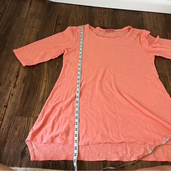 Cut Loose Cotton/Linen Pink Tunic/Blouse Size Medium - Picture 3 of 10